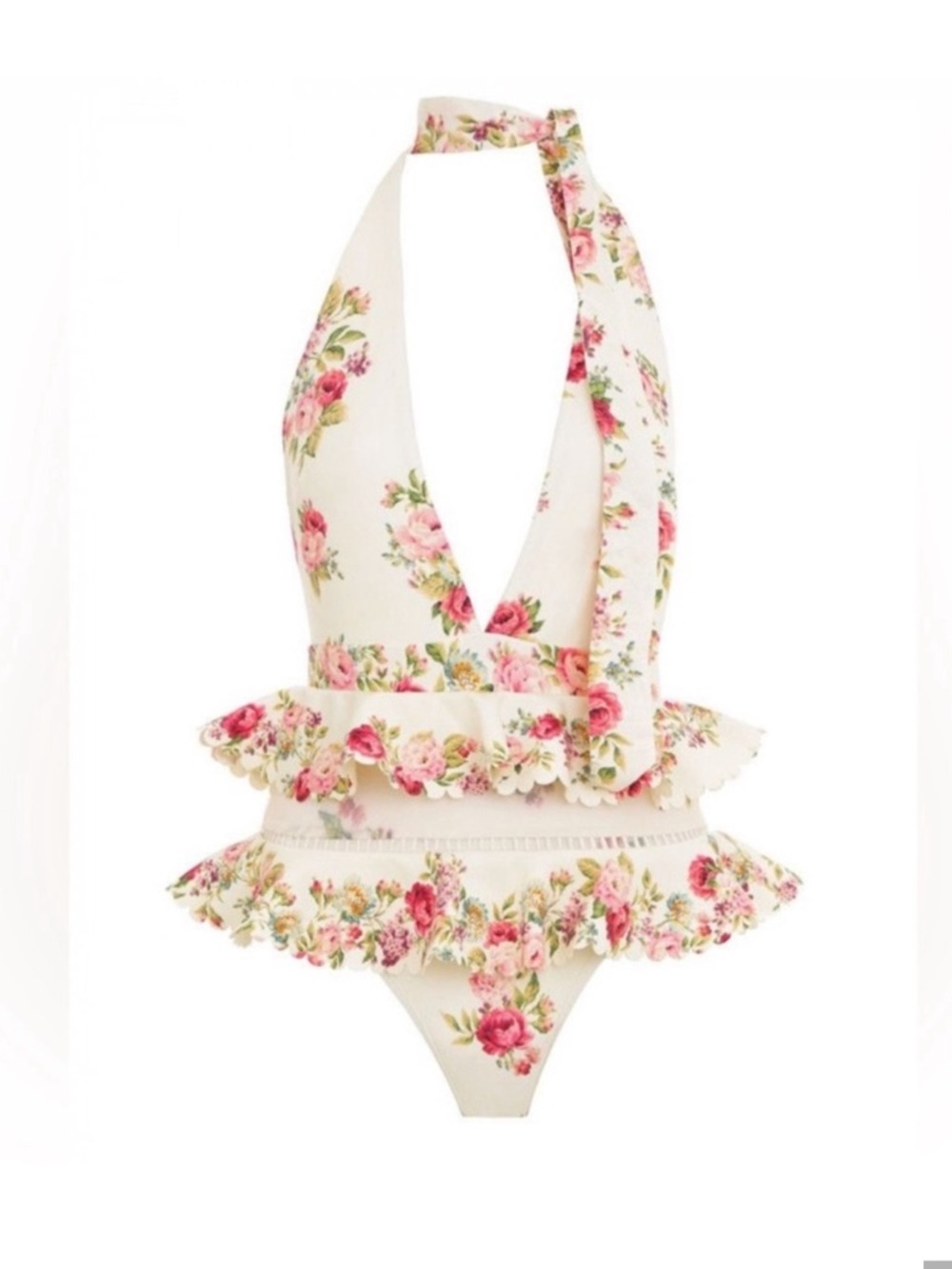ZIMMERMANN Honour Halter Tie One Piece Swimsuit - Picture 9 of 17